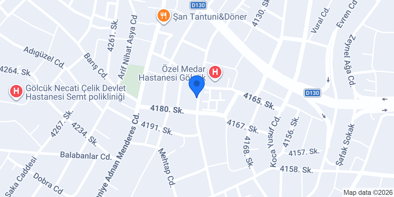 Cadde katık gölcük konumu