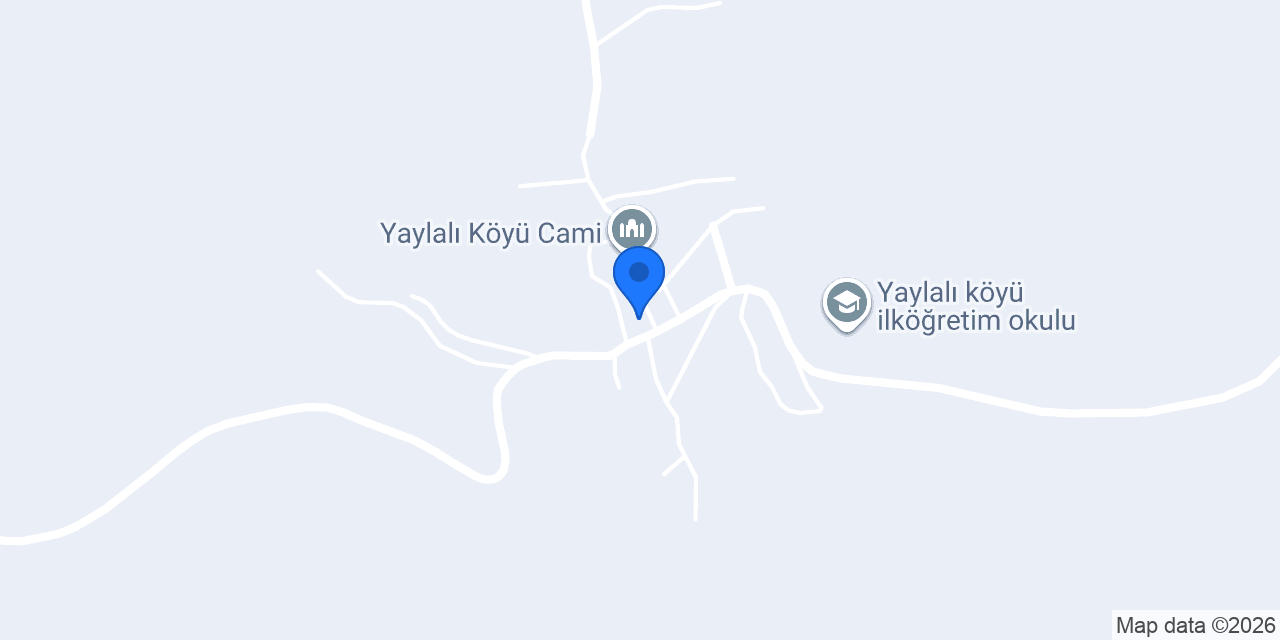 Yaylalı Köyü Muhtarlığı konumu