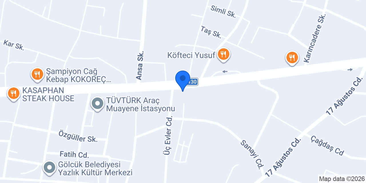 Yalı Mermer Granit Sanayi konumu