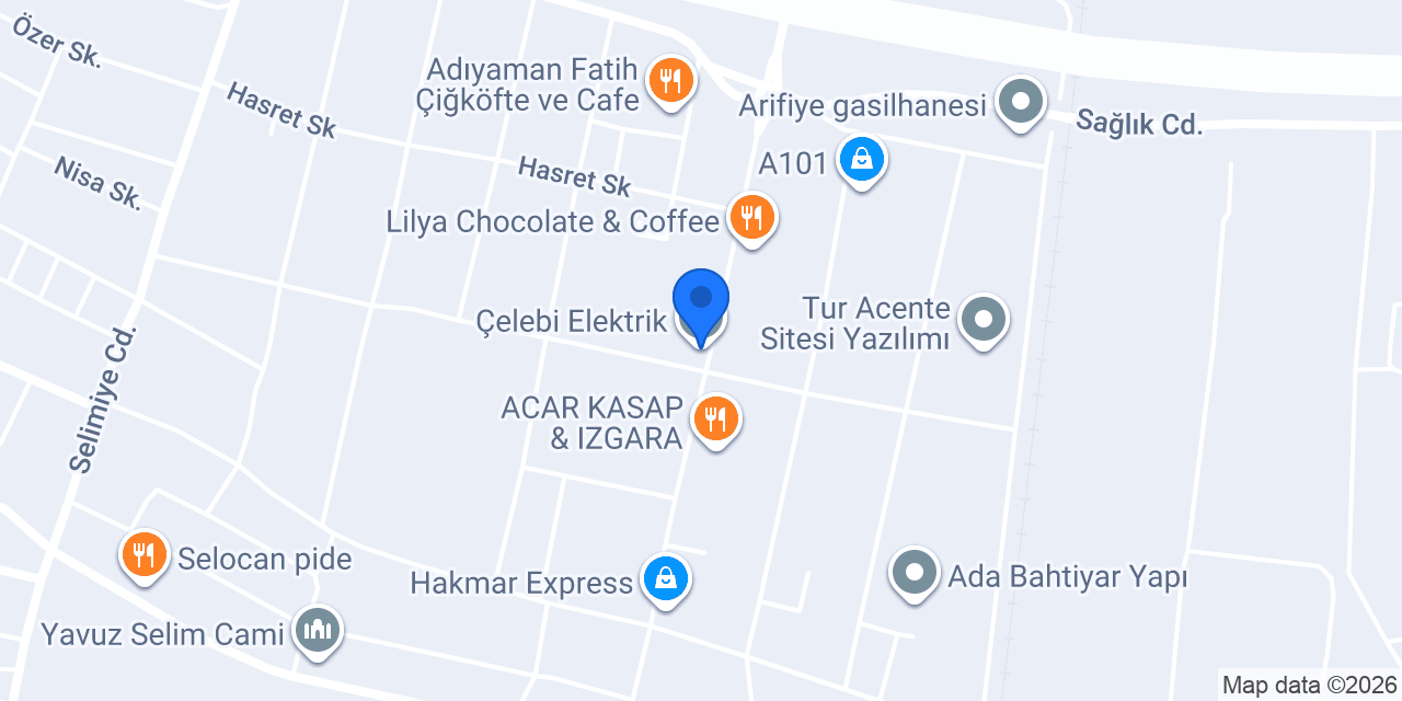 Çelebi Elektrik konumu
