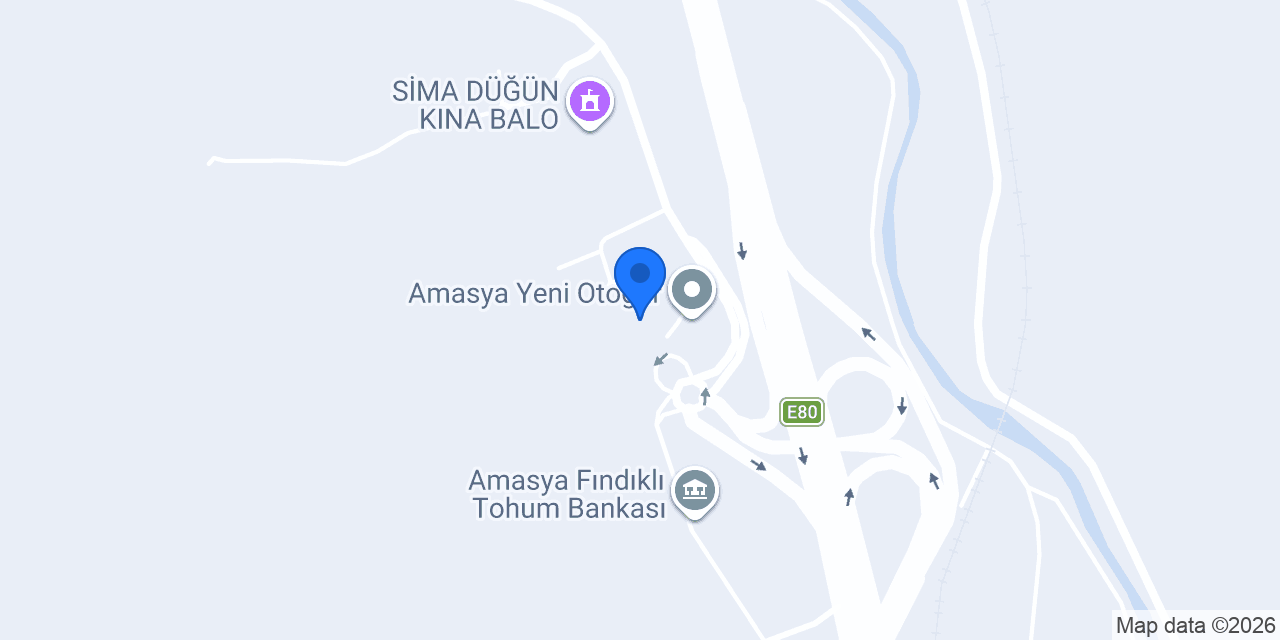 Kamil Koç Amasya Anıt Acentesi konumu