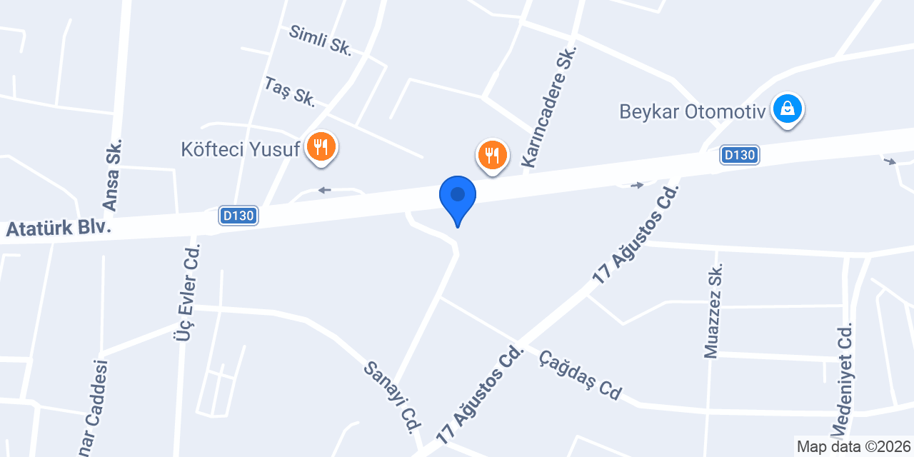 UÇAR YILDIZ MATBAA konumu