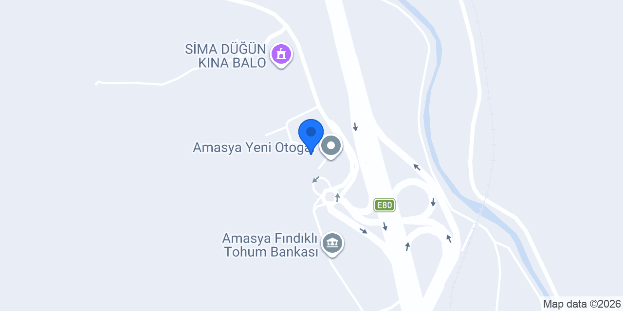 Amasya Otogar konumu