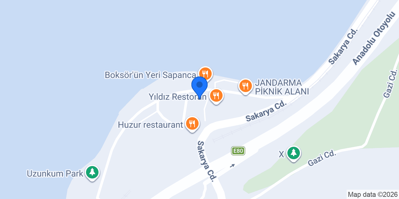 Gözde Restoran konumu