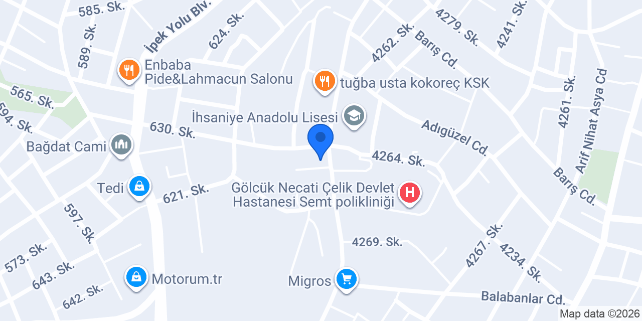 Gölcük Eczanesi konumu