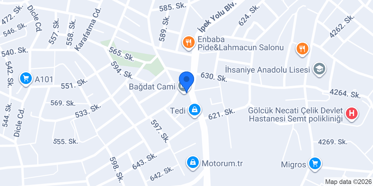 YÜZDİRHEM ÇİÇEKÇİLİK konumu
