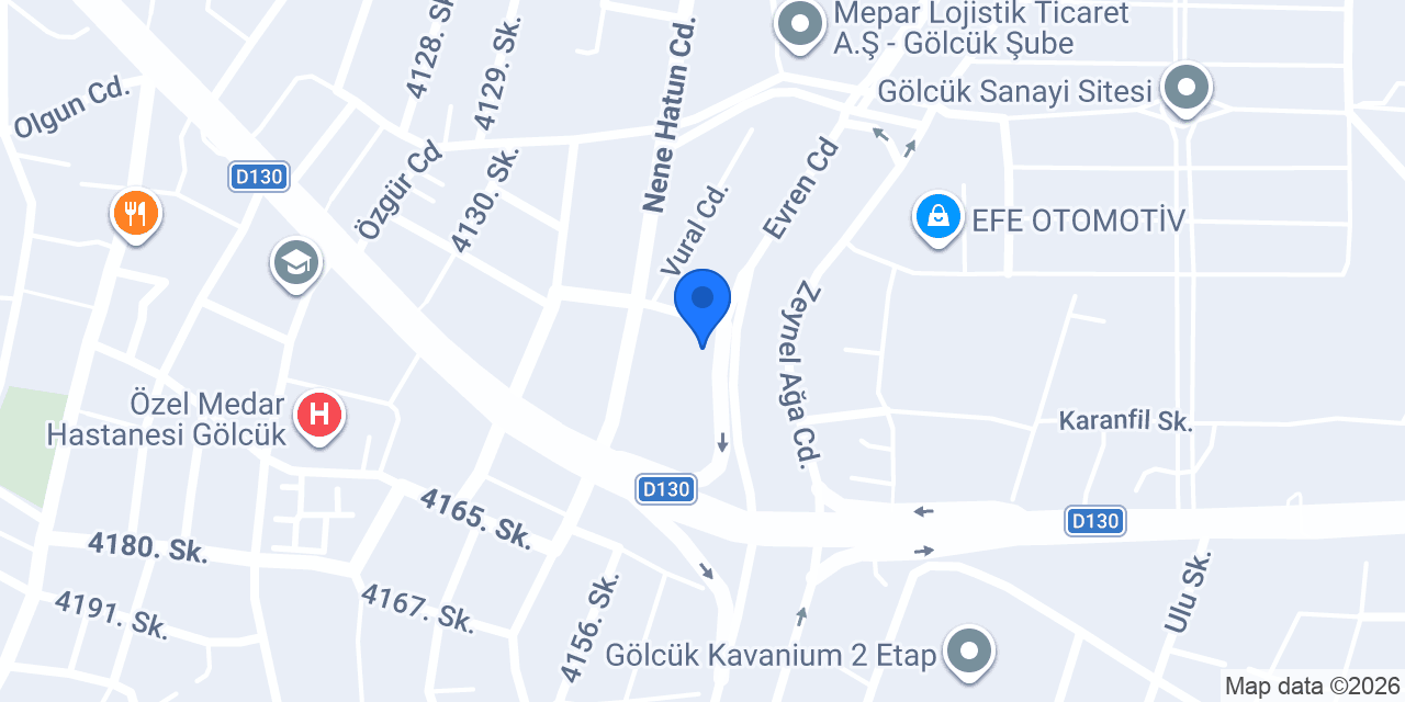 Başkut Mermer konumu