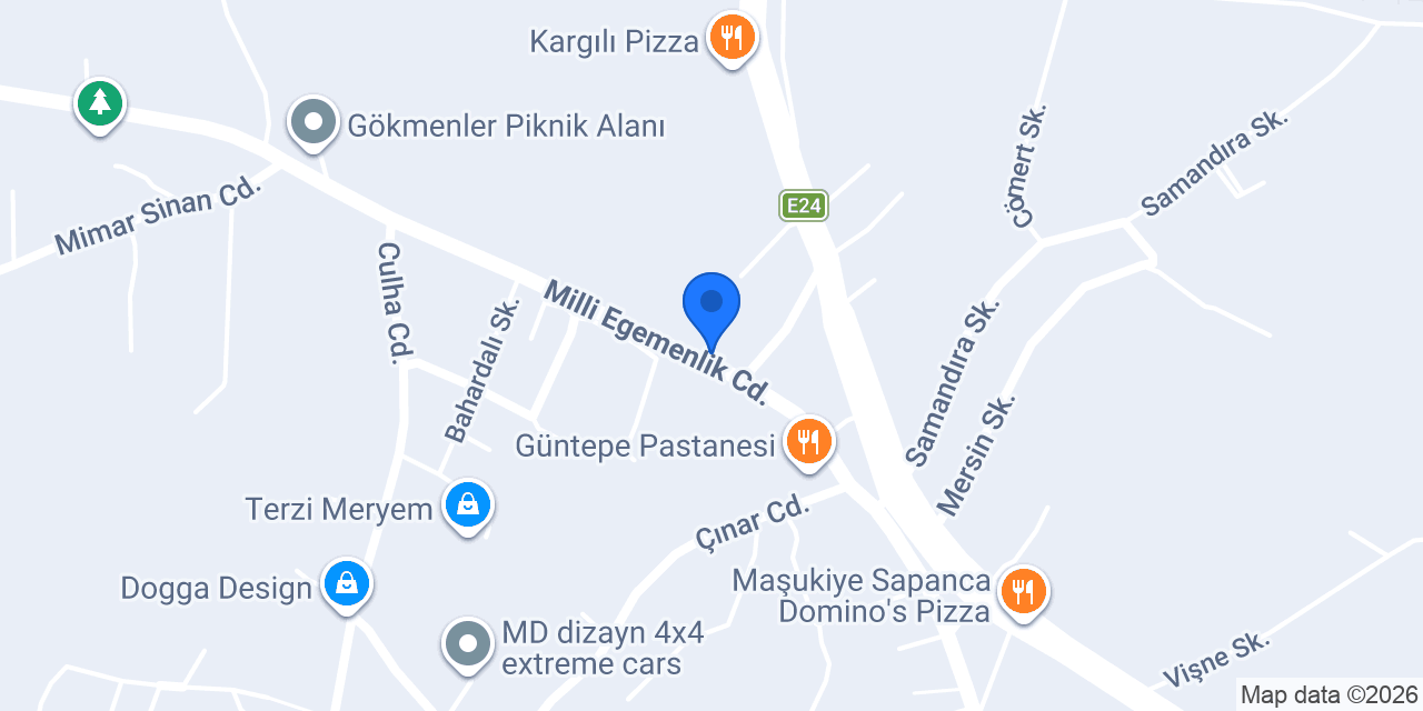 Kartepe Çiçekçilik konumu