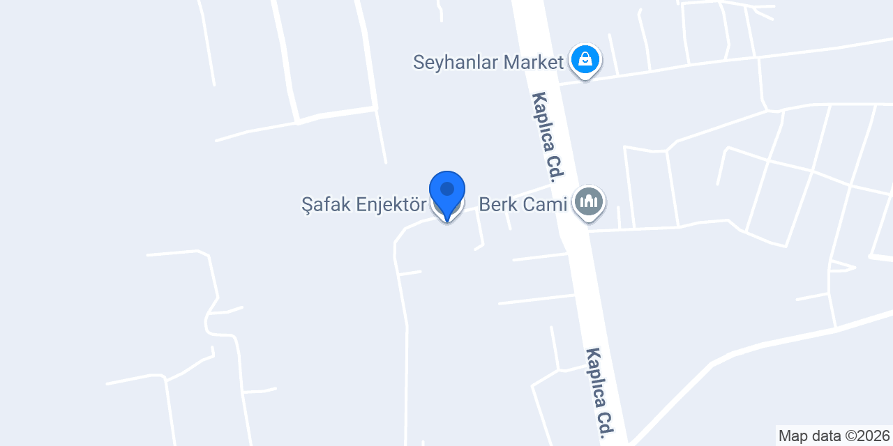 Şafak Enjektör konumu