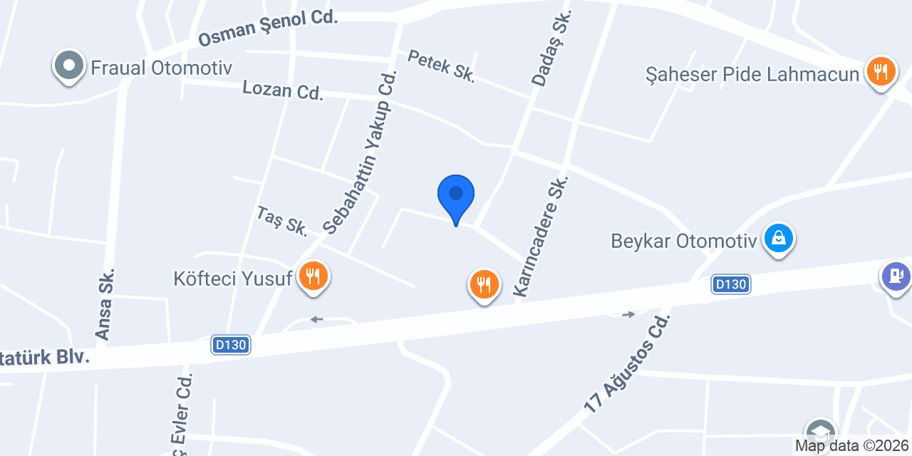 Nuh Beton A.S Başiskele Tesisi konumu