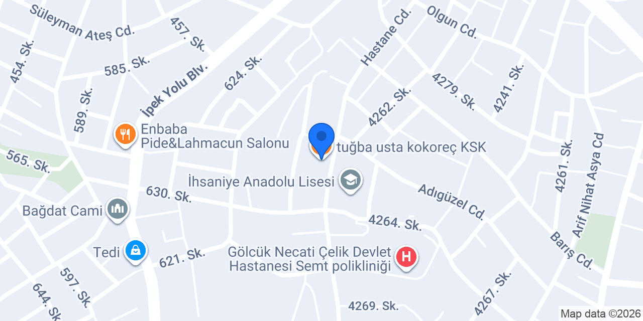 tuğba usta kokoreç KSK konumu