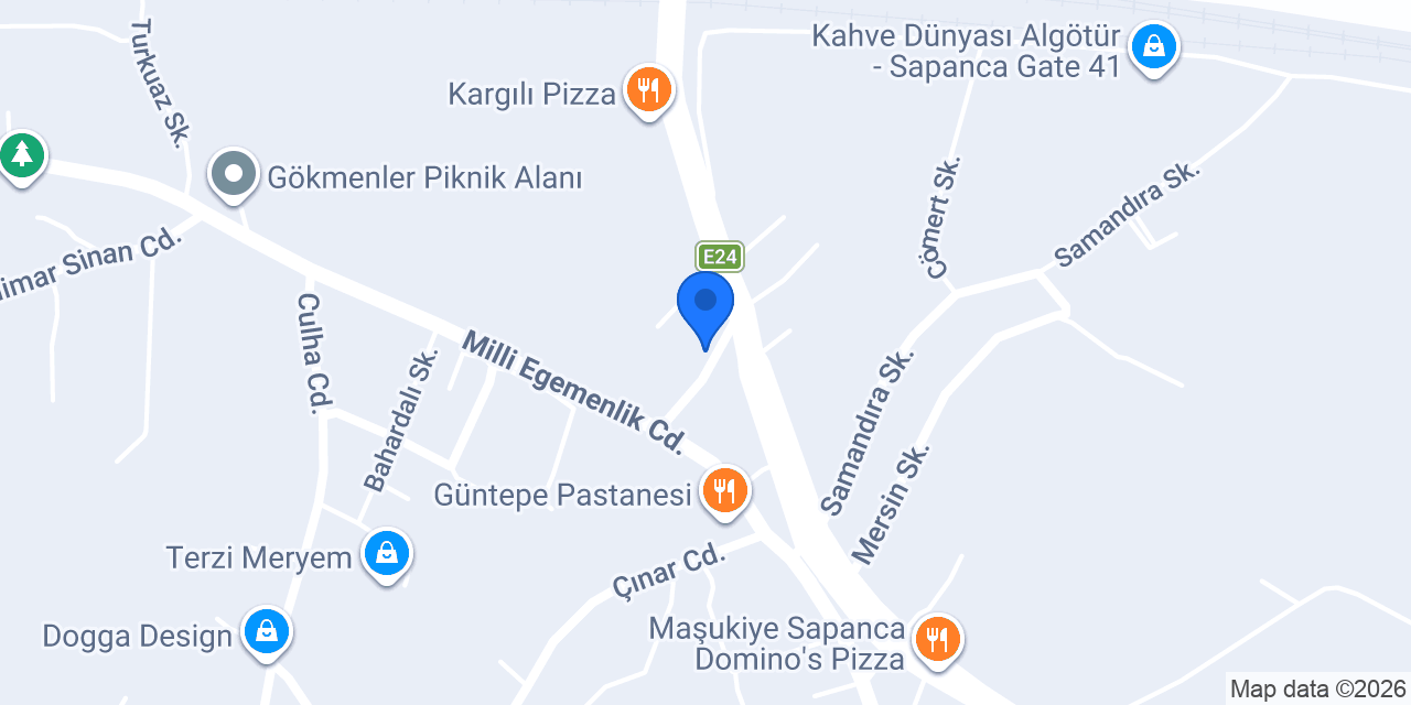 Ahşapcım Dekorasyon konumu