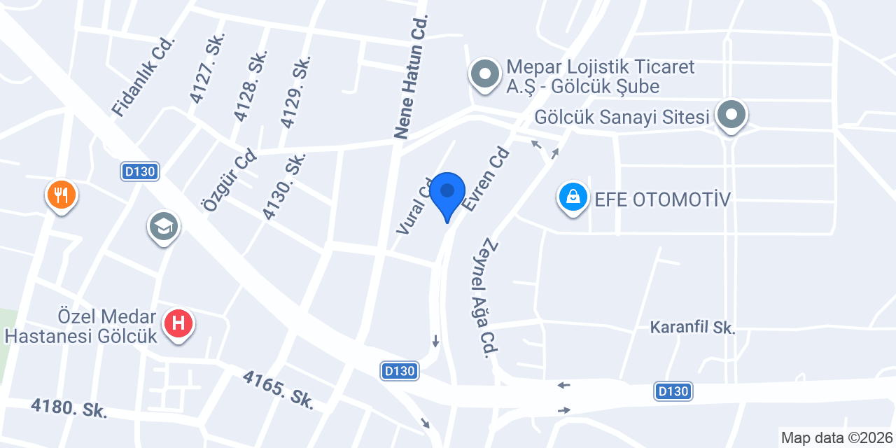 MESA TEKNİK BOBİNAJ konumu