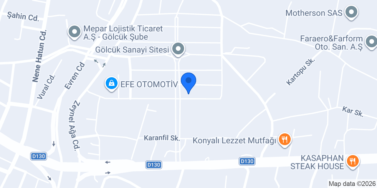 PETLAS-Koçarlıoğlu Oto Lastik konumu