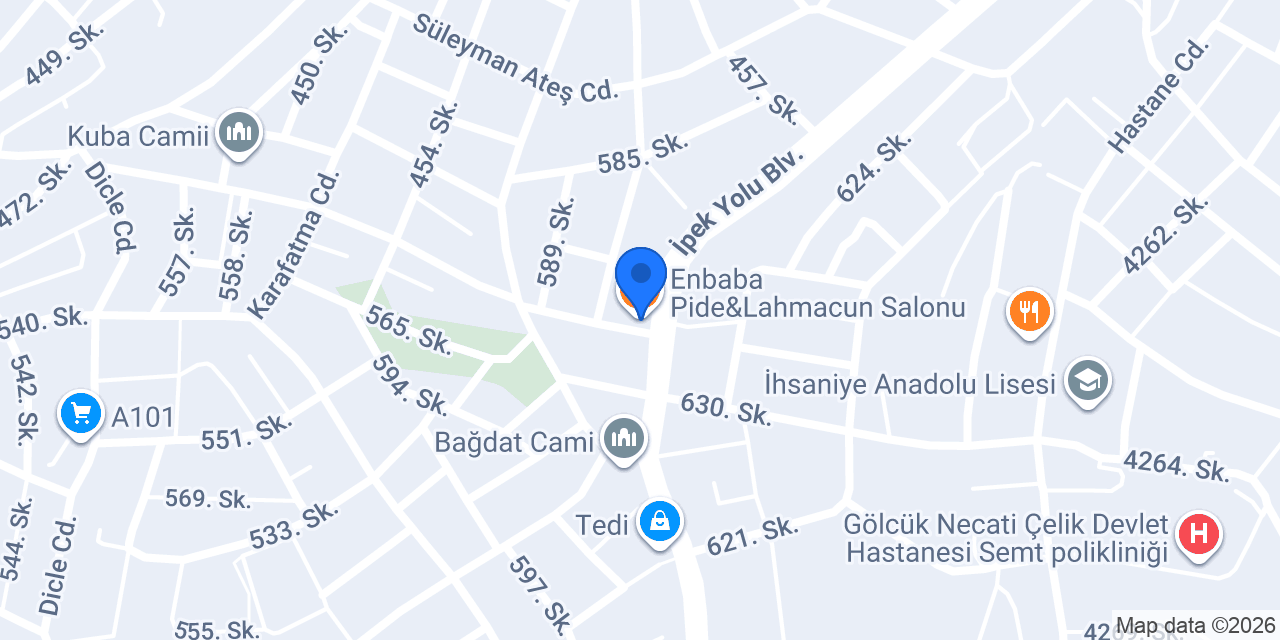 En Baba Lahmacun Pide - Kebap konumu