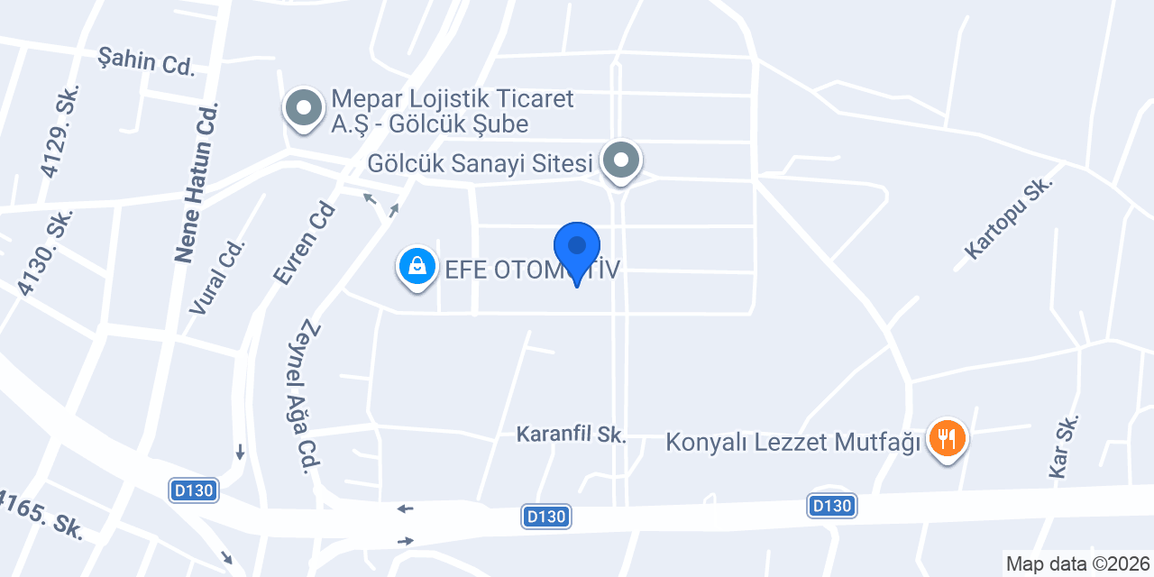 DURMAZ OTOMATİV konumu