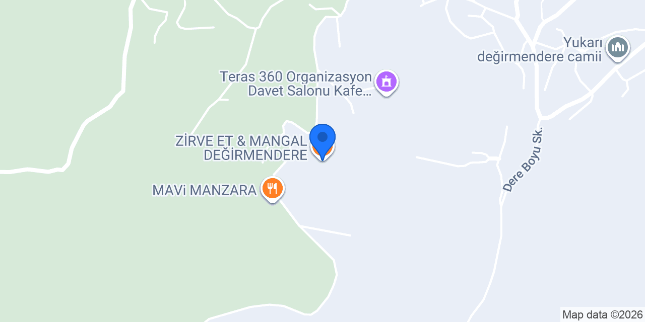 ZİRVE ET & MANGAL DEĞİRMENDERE konumu