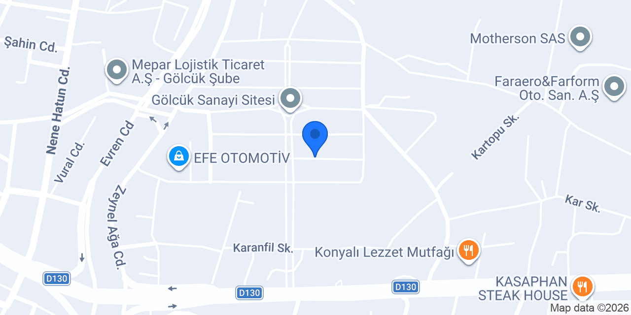 Sanayi Cafe Burger konumu