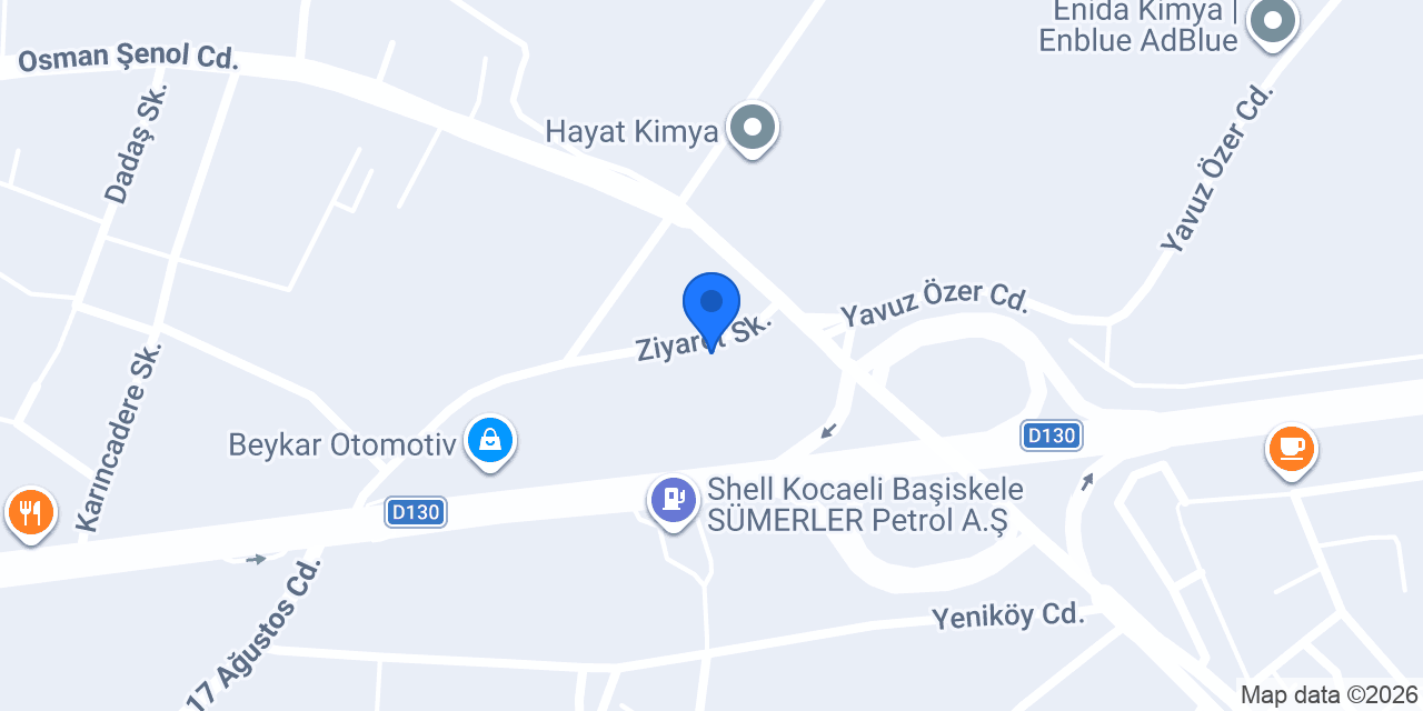 Abiş Metal konumu