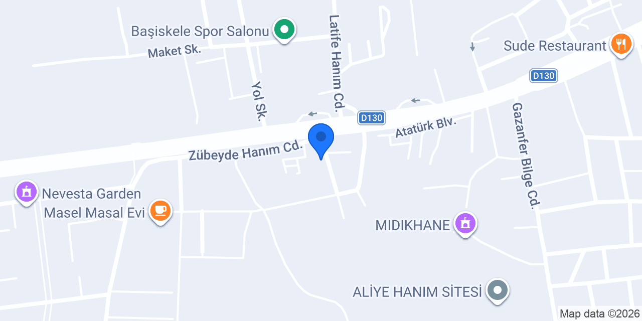 Yeşil Prefabrik konumu