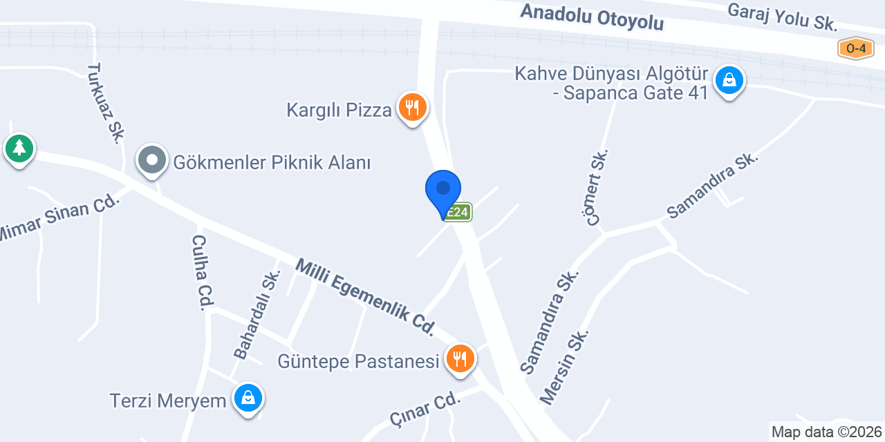 Güntepe Unlu Mamülleri konumu