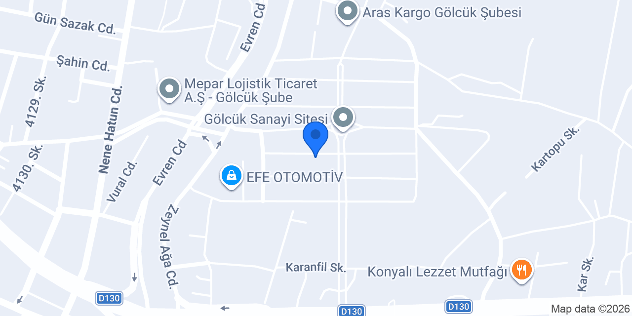 EN OTOMOTİV ÖZEL SERVİS konumu