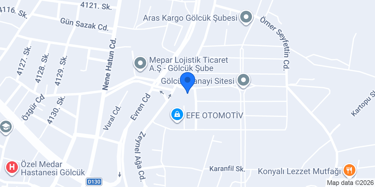 LİYA OTOMOTİV konumu