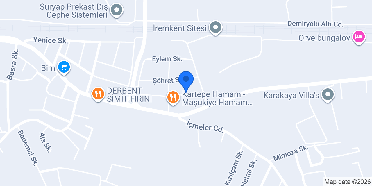 Kartepe Otel konumu