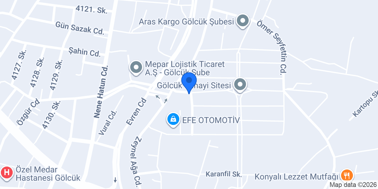 Köşem Döner konumu