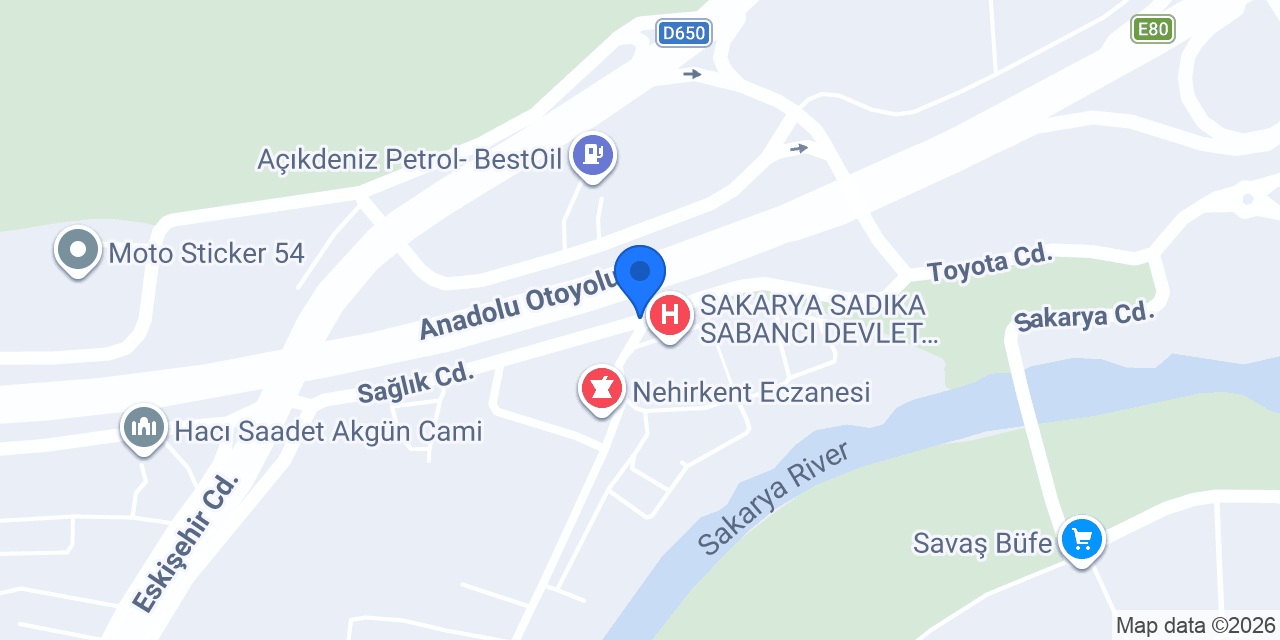 Tuzcuoğlu Otomotiv konumu