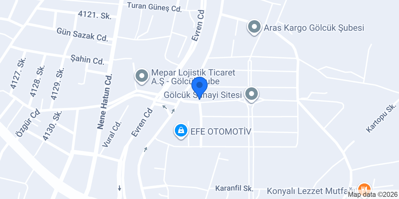 LastikVs - Aybek Oto Rot Balans konumu