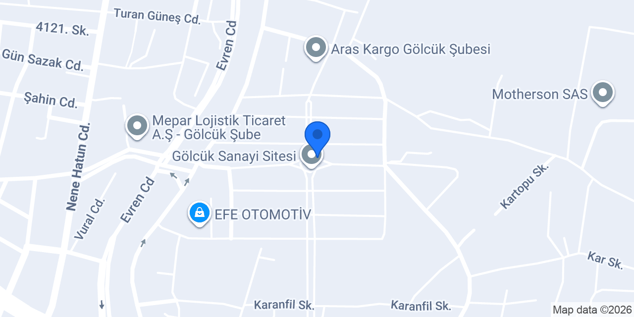 Öz Yılmaz Ticaret konumu