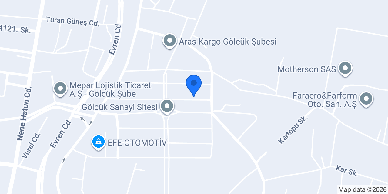 Demirel Auto Service konumu
