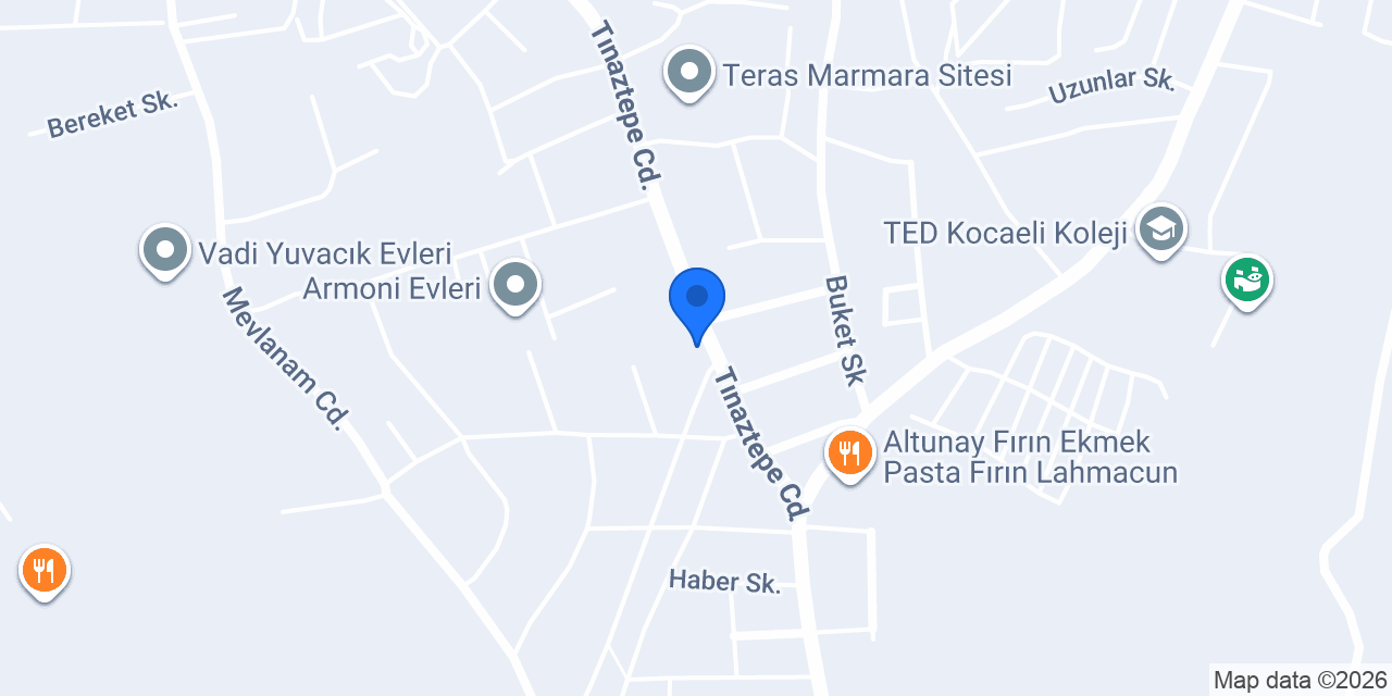 Oses Çiğ Köfte konumu