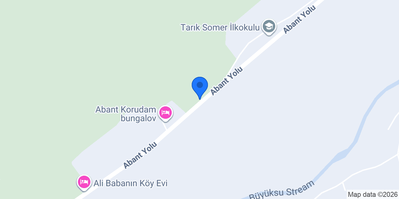 Abant Korudam Cafe konumu