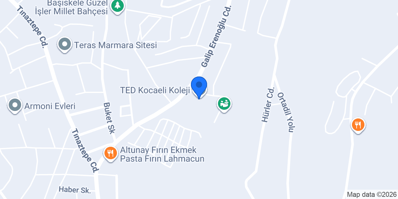 TED Kocaeli Koleji konumu