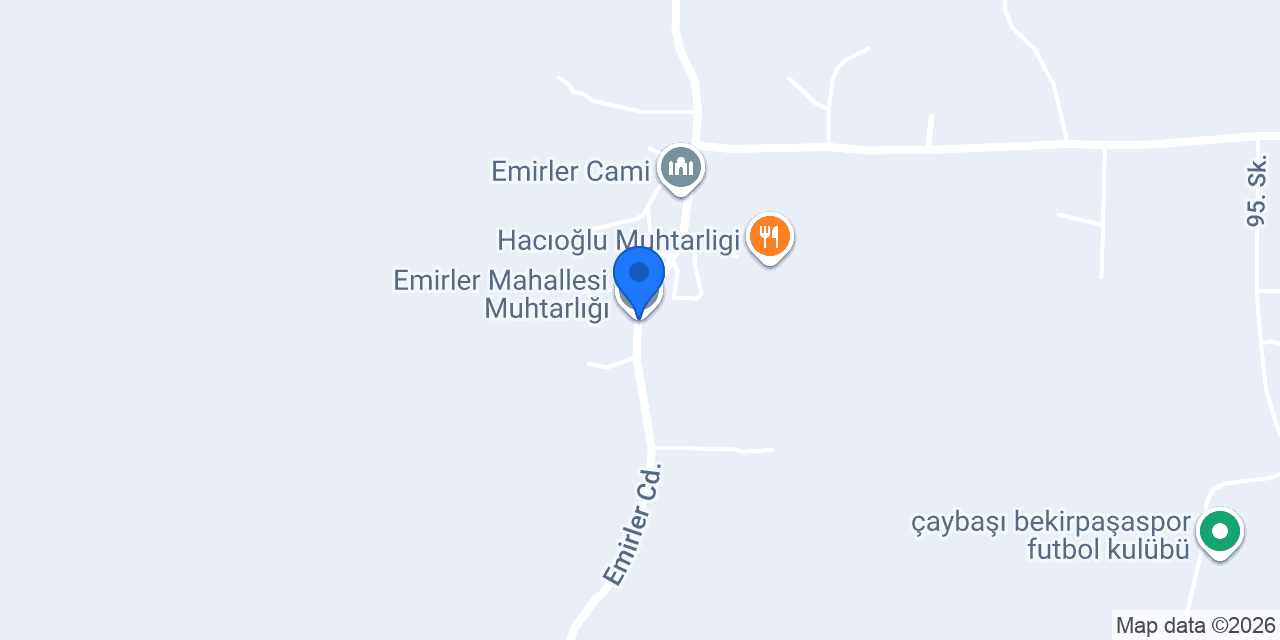 Emirler Mahallesi Muhtarlığı konumu