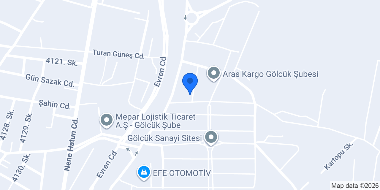 Mert Oto Kaporta Boya konumu