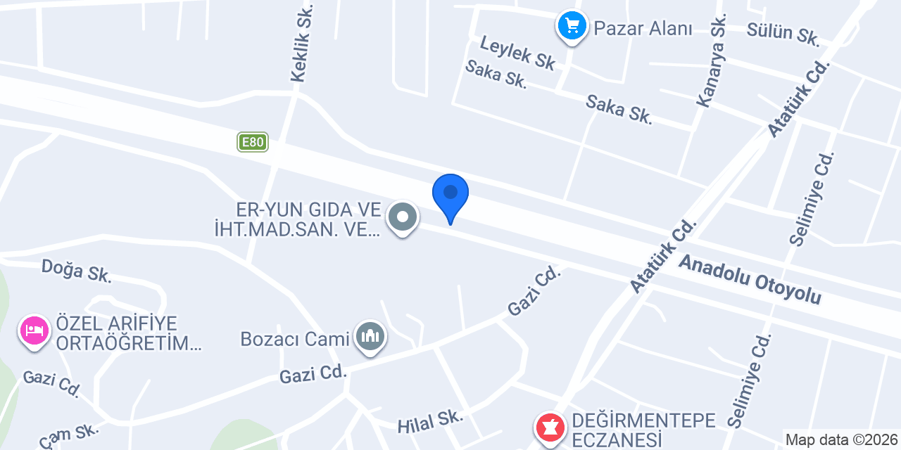 Sakarya ASM konumu