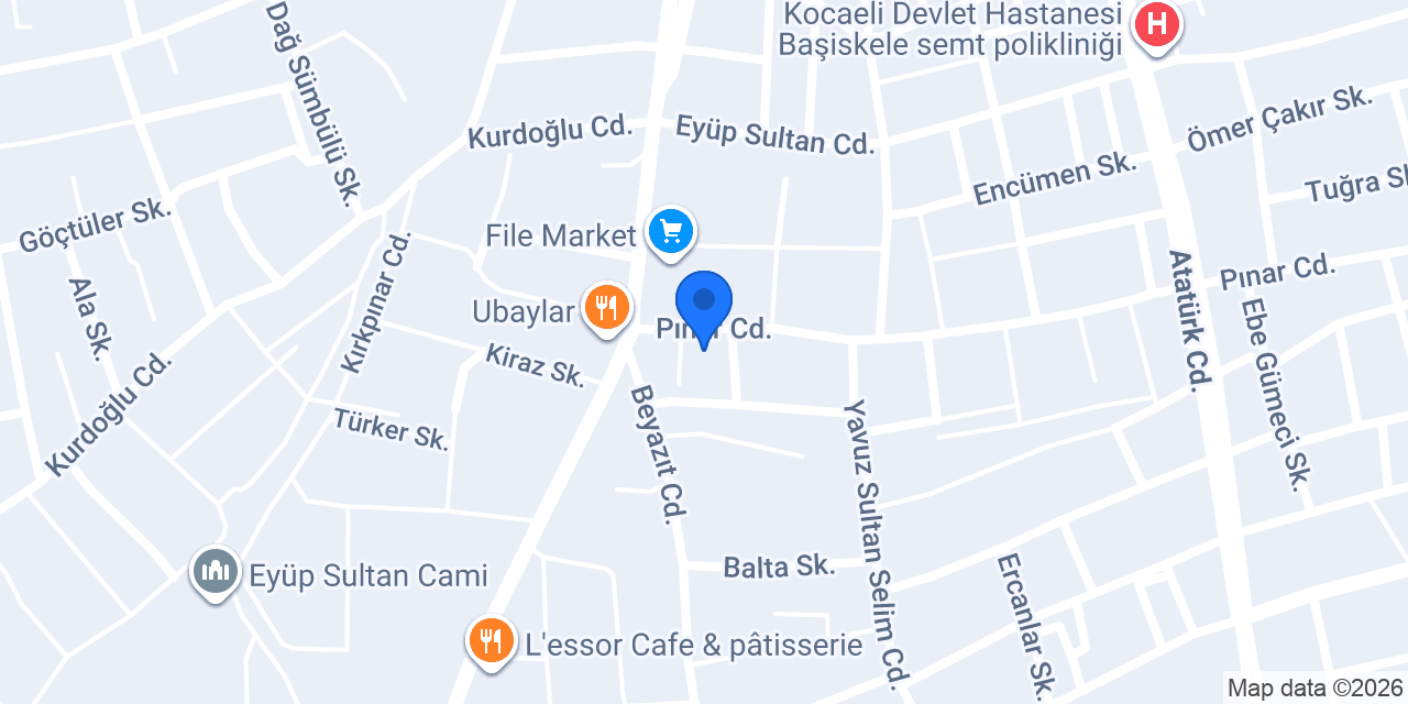 Helvacı Ali - Başiskele konumu