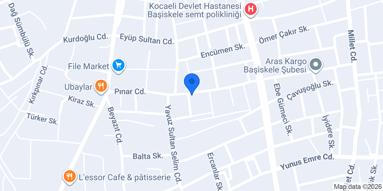Always waffle Başiskele şubesi konumu