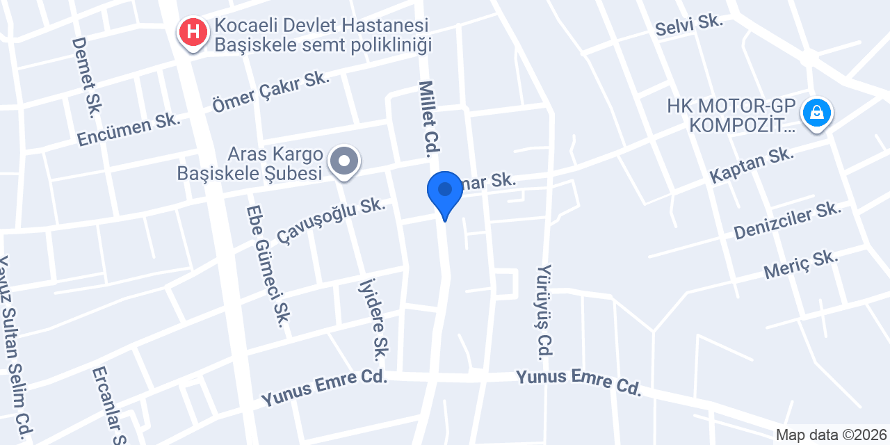 Diş Hekimi Mine Parlak konumu