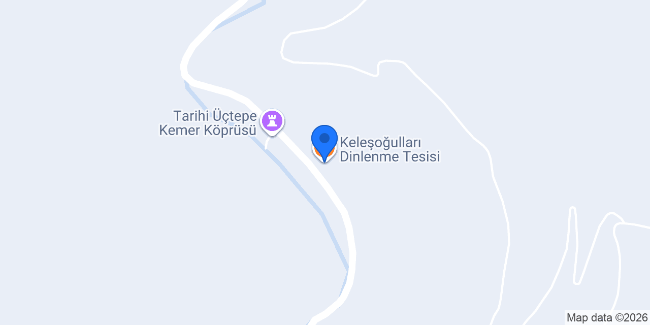 Keleşoğulları Dinlenme Tesisi konumu