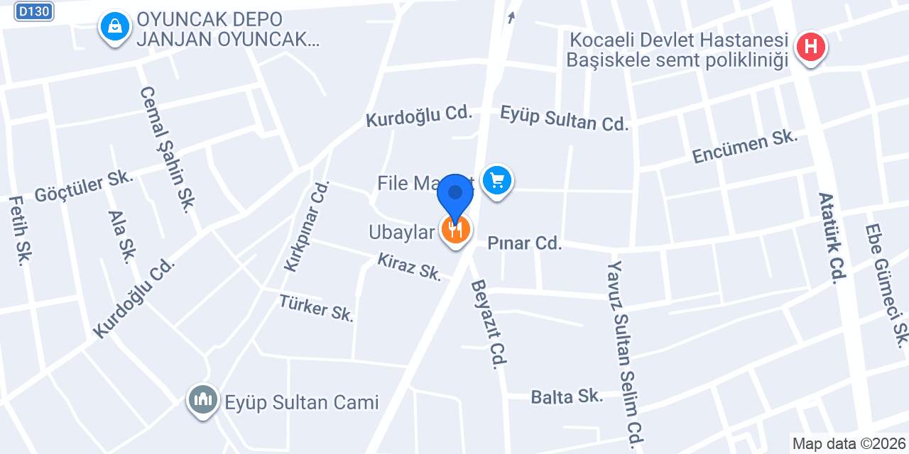 Mincan Patisserie (Başiskele) konumu