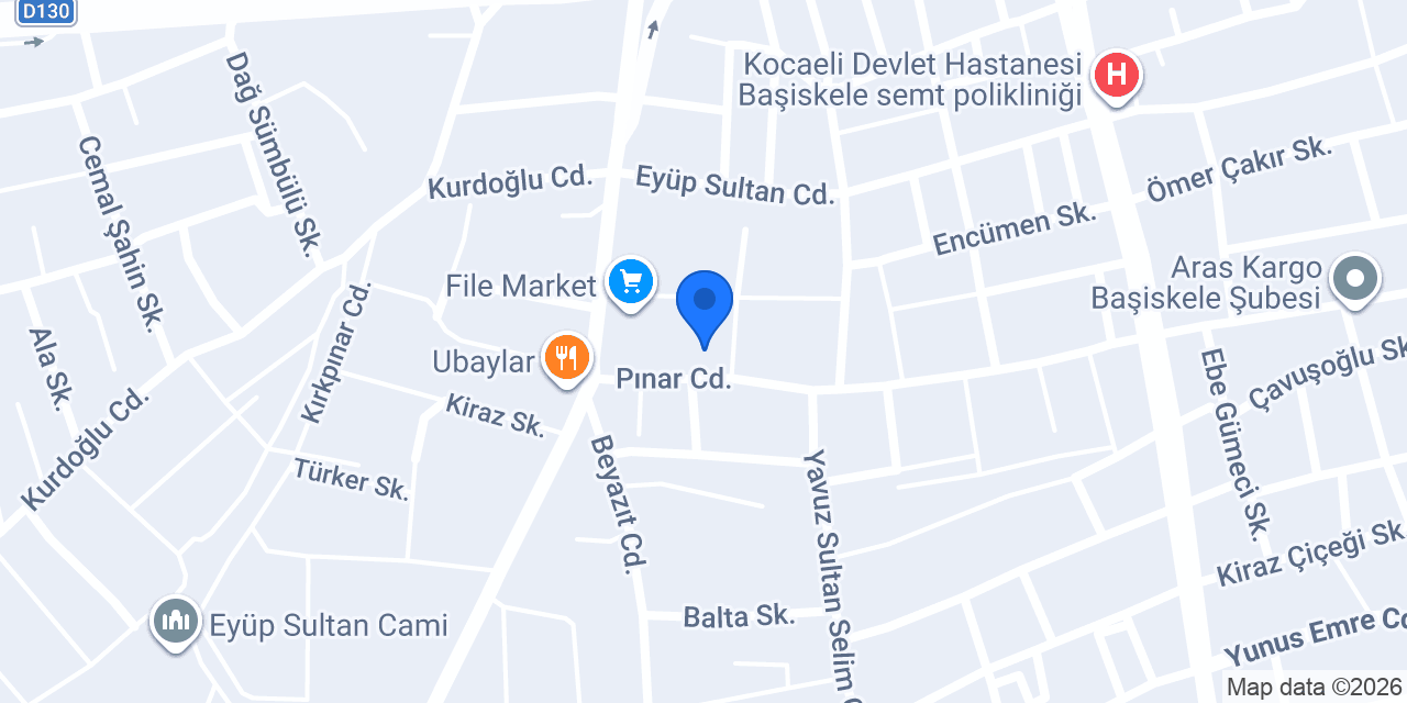 Halkbank Başiskele Şubesi konumu
