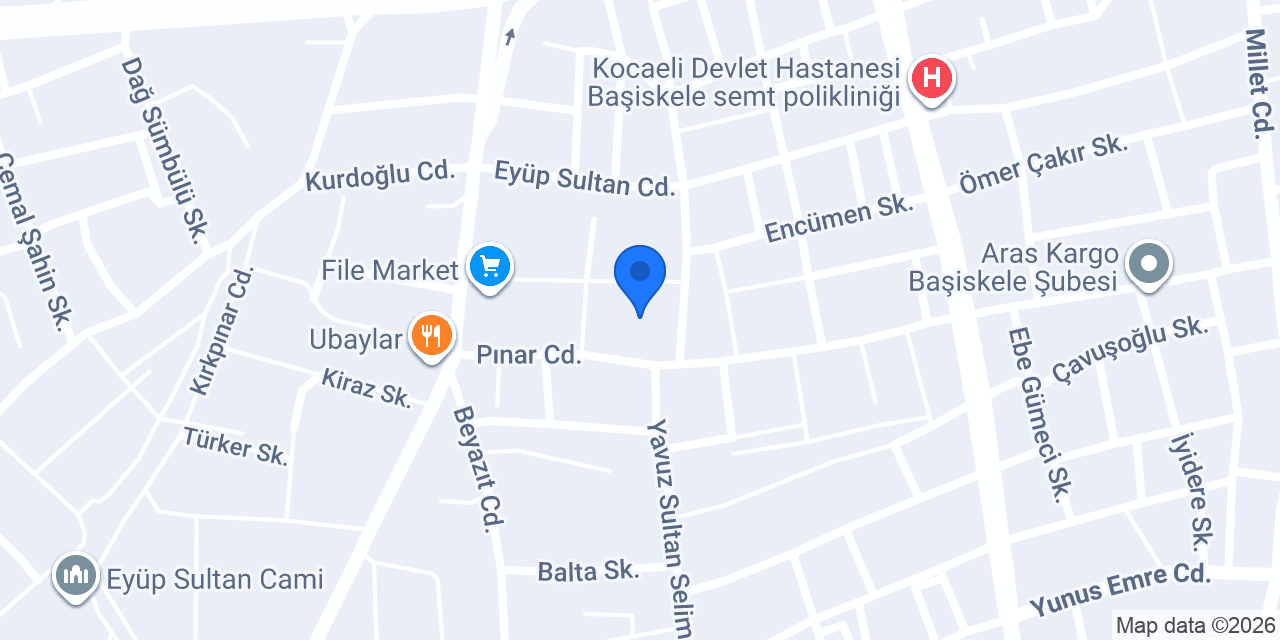 Avukat Enes YAVUZASLAN konumu