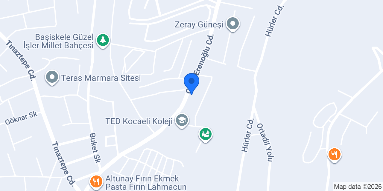 Pizza V Başiskele konumu