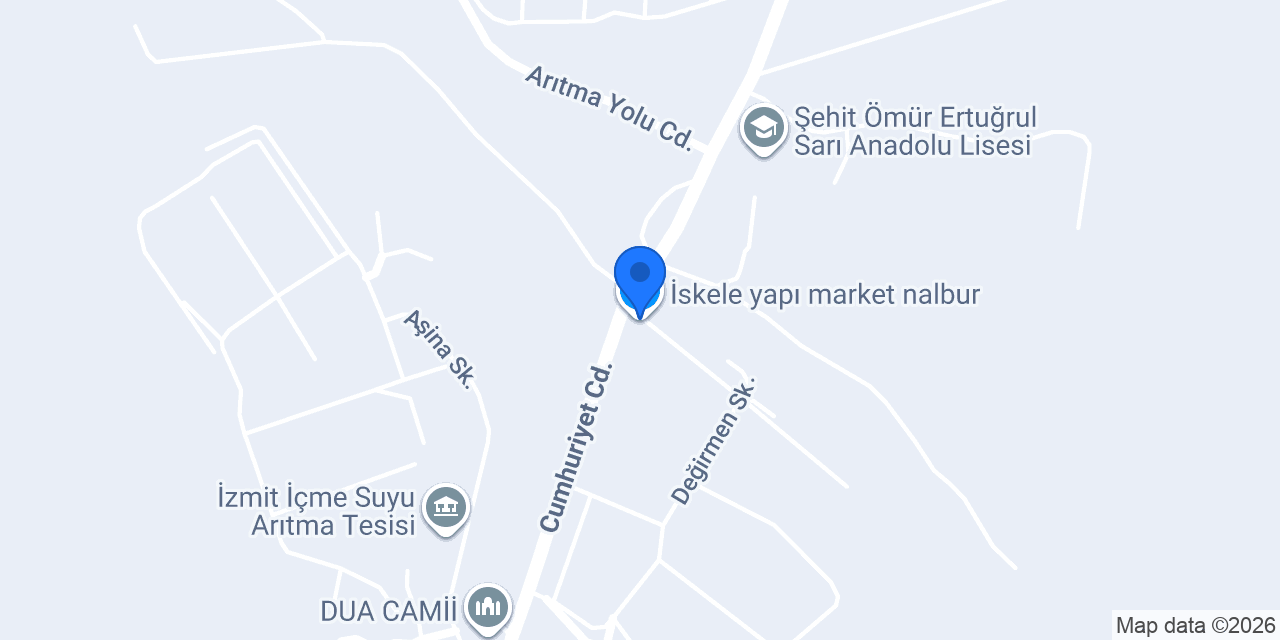 İskele yapı market nalbur konumu