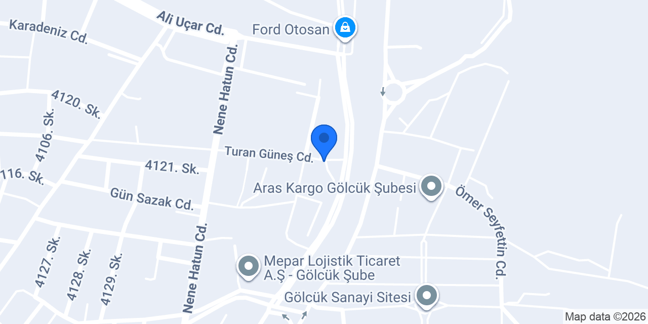 GENÇ MOTOR Yerinde Bakım Servisi konumu