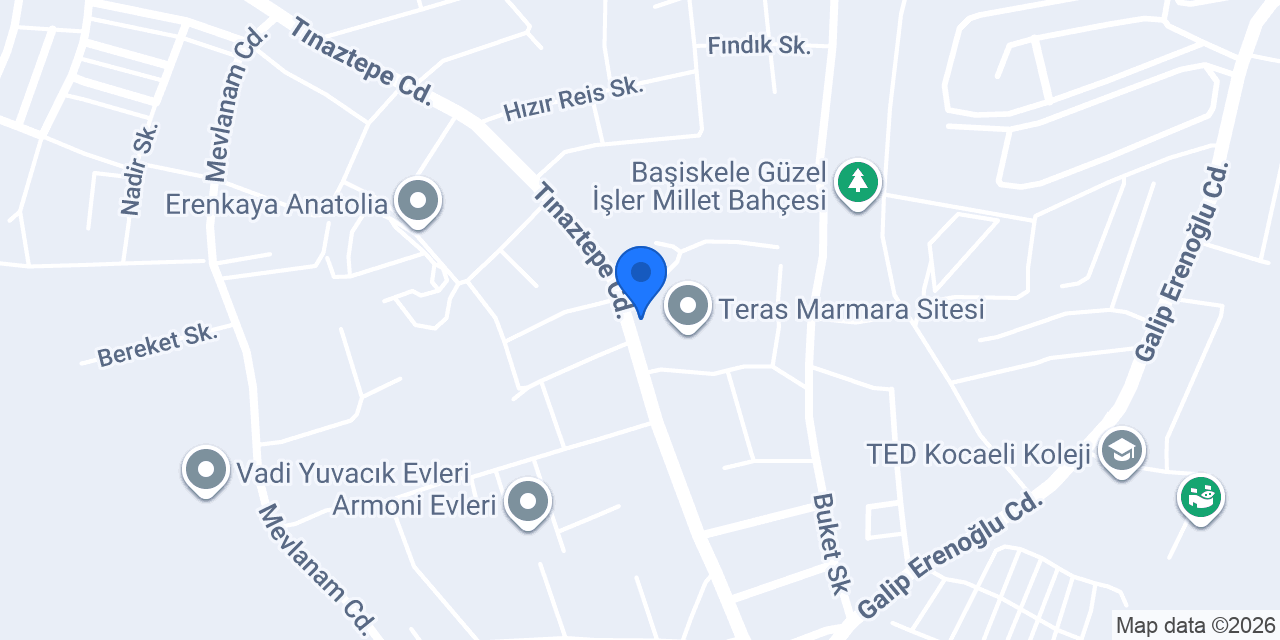 Kavan Yapı A.Ş. - Teras Marmara Yuvacık konumu